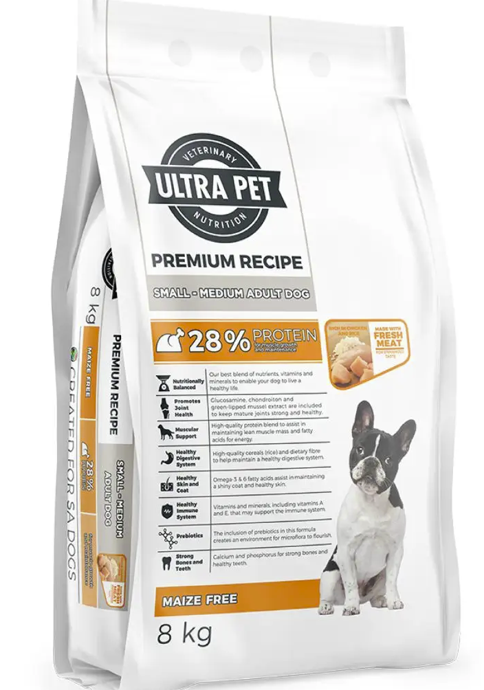 Ultra Pet Premium Recipe Adult Small & Medium Breed Dry Dog Food