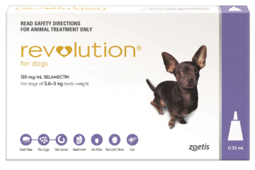 Revolution for Dogs(2.6-5kg)