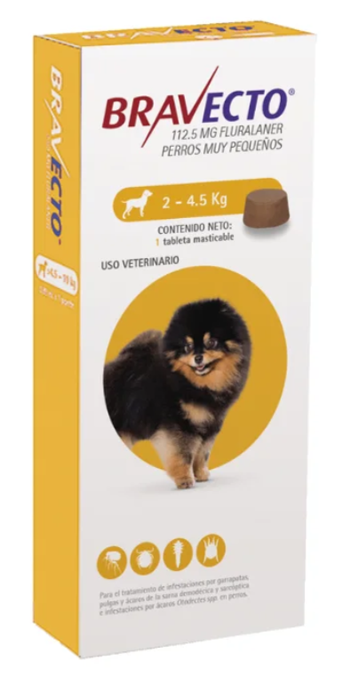 Bravecto Chewable (2.4-5kg)