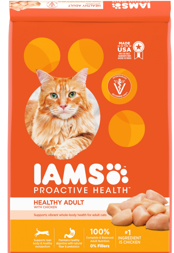 IAMS Adult Dry Cat Food-Chicken