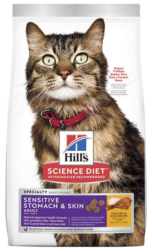Hills Science Plan Sensitive Stomach & Skin Dry Cat Food