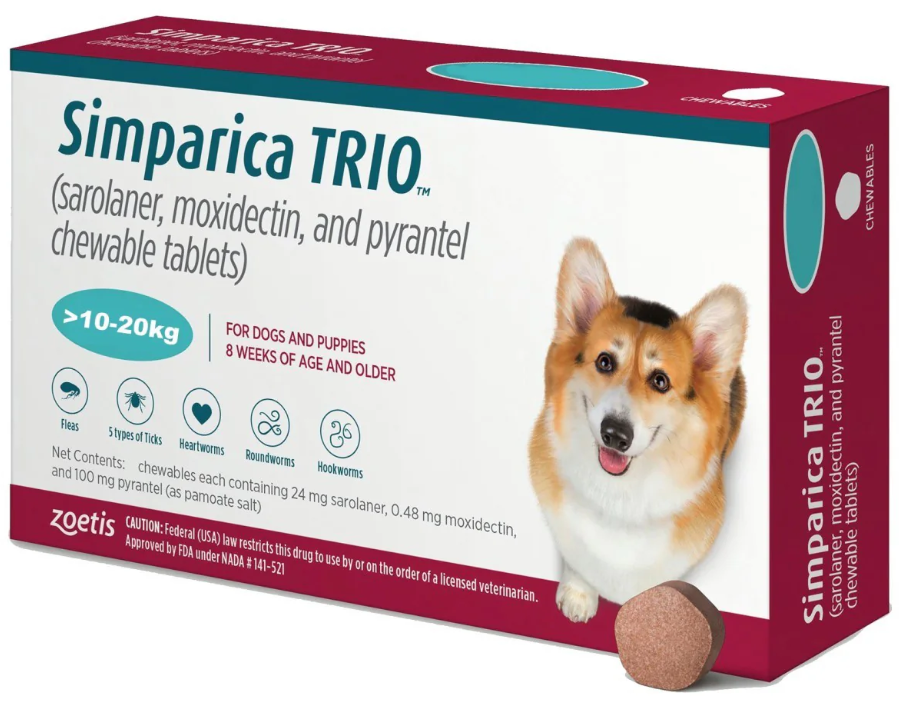 Simparica Trio 10-20kg