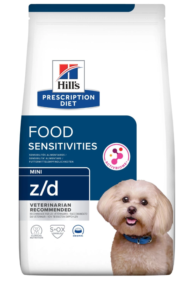 Hills Prescription Diet Food Sensitivities z/d Mini Dry Dog Food