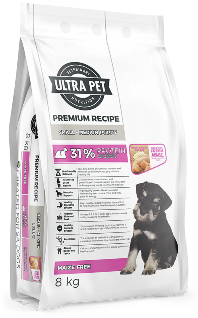 Ultra Pet Premium Recipe Puppy Small & Medium Breed Dry Dog Food