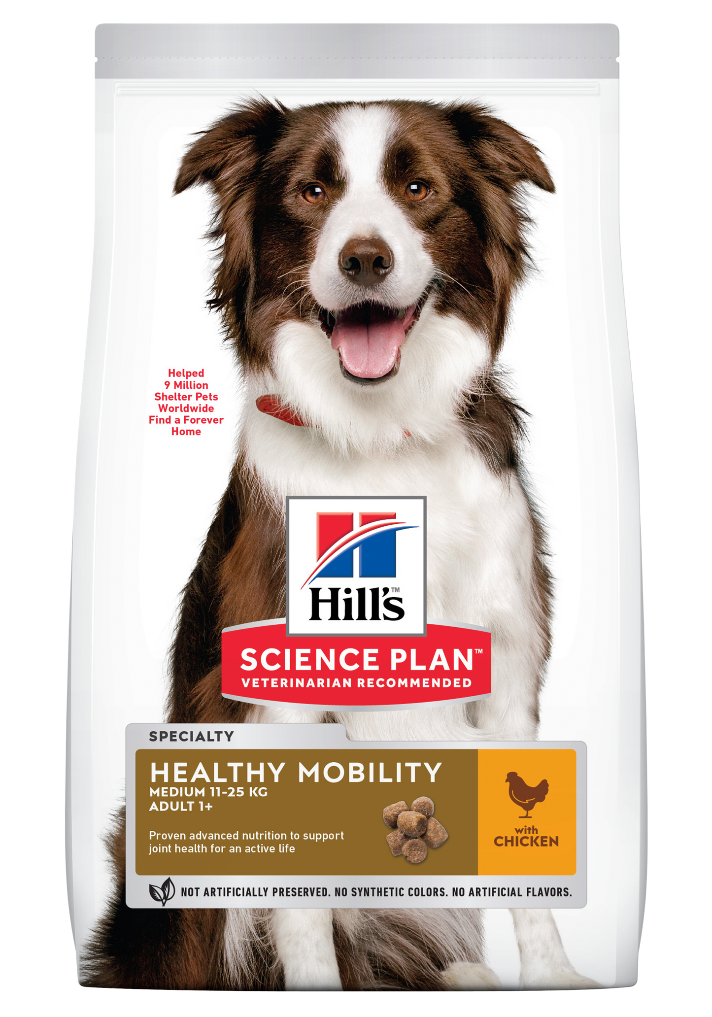 Hills Science Plan Adult Healthy Mobility Medium Dry Dog Food Chicken Flavour