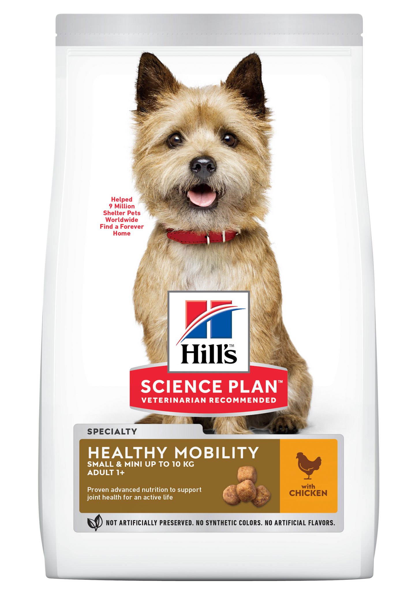 Hills Science Plan Adult Healthy Mobility Small & Mini Dry Dog Food Chicken Flavour
