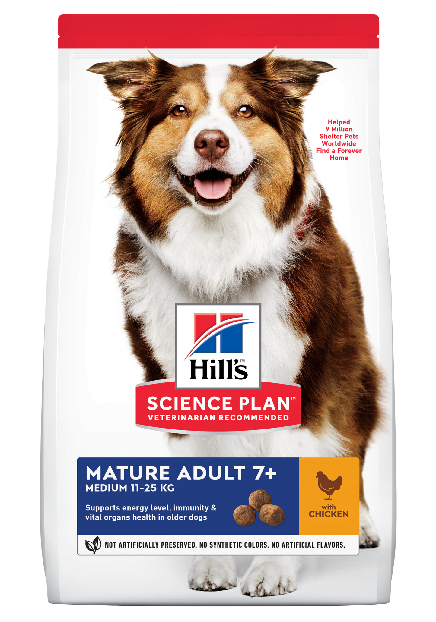 Hills Science Plan Mature Adult Medium Dry Dog Food Chicken Flavour