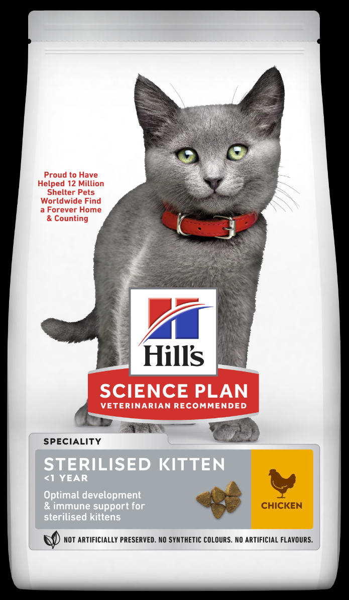 Hills Science Plan Perfect Sterilised Kitten Dry Cat Food