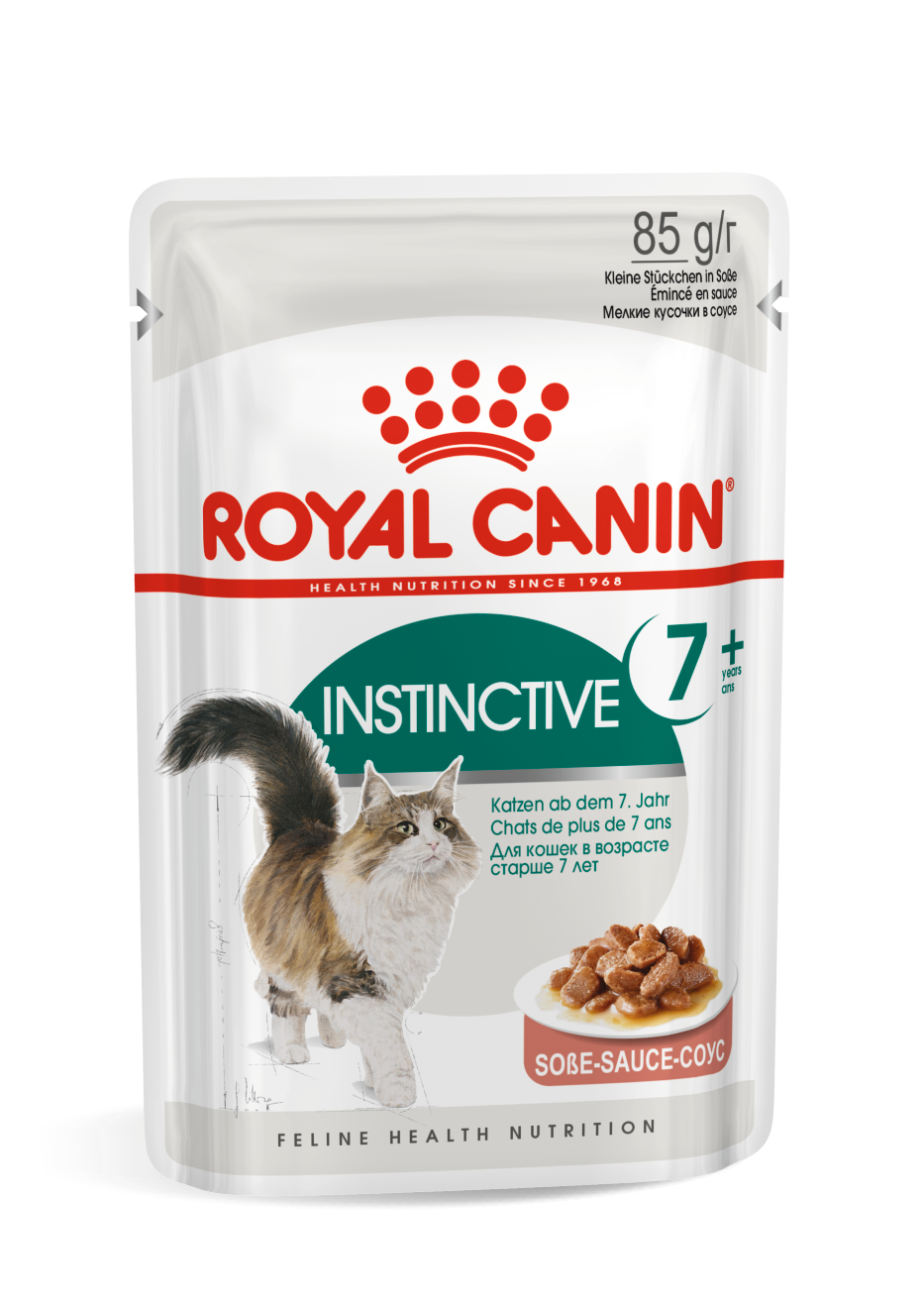 Royal Canin Feline Instinctive 7+ in Gravy Wet Cat Food
