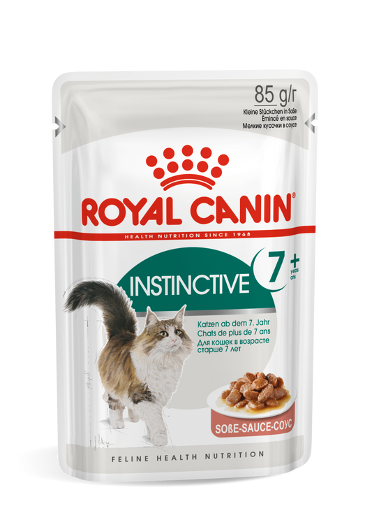 Royal Canin Feline Instinctive 7+ in Gravy Wet Cat Food