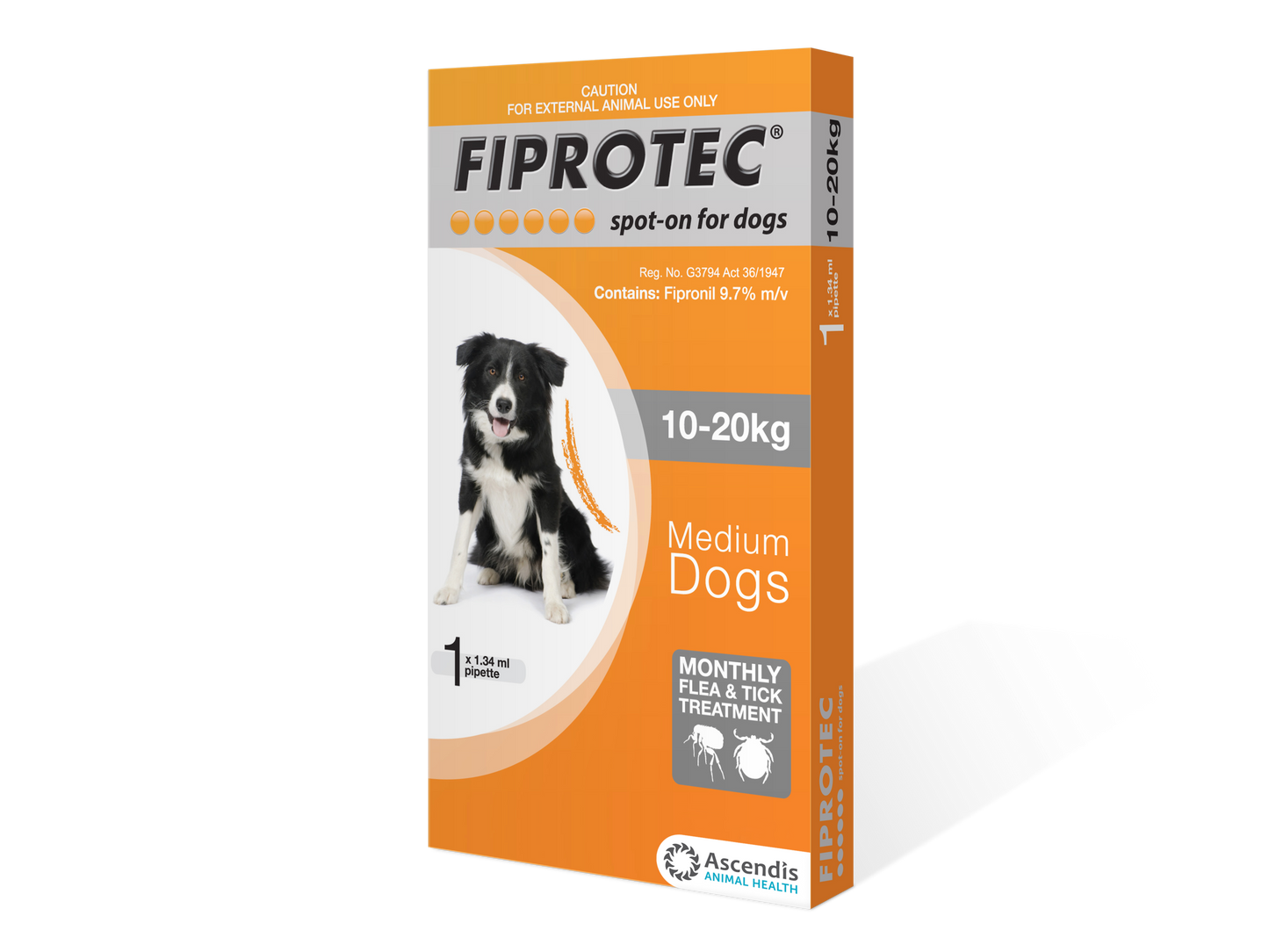 Fiprotec for Dogs 10-20kg