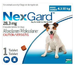 Nexgard 4-10kg (Blue)