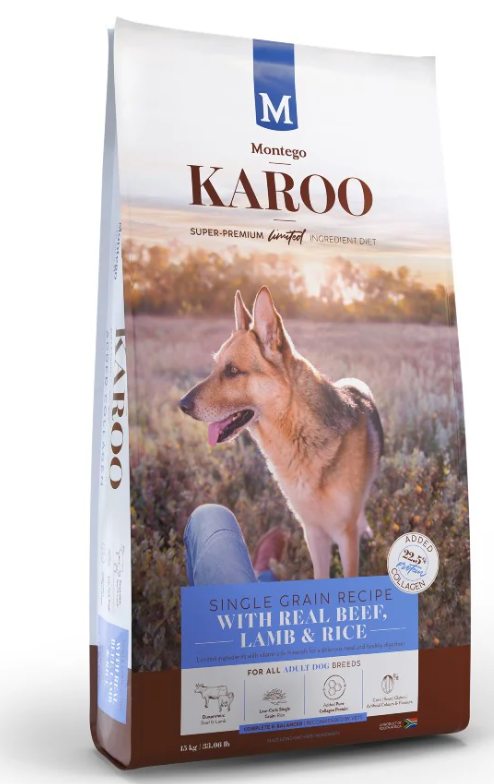 Montego Karoo Adult Beef, Lamb and Rice Dog Food