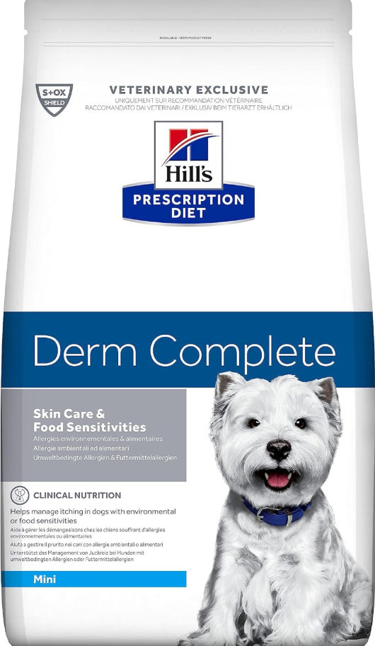 Hills Prescription Diet Derm Complete Mini Adult Dry Dog Food
