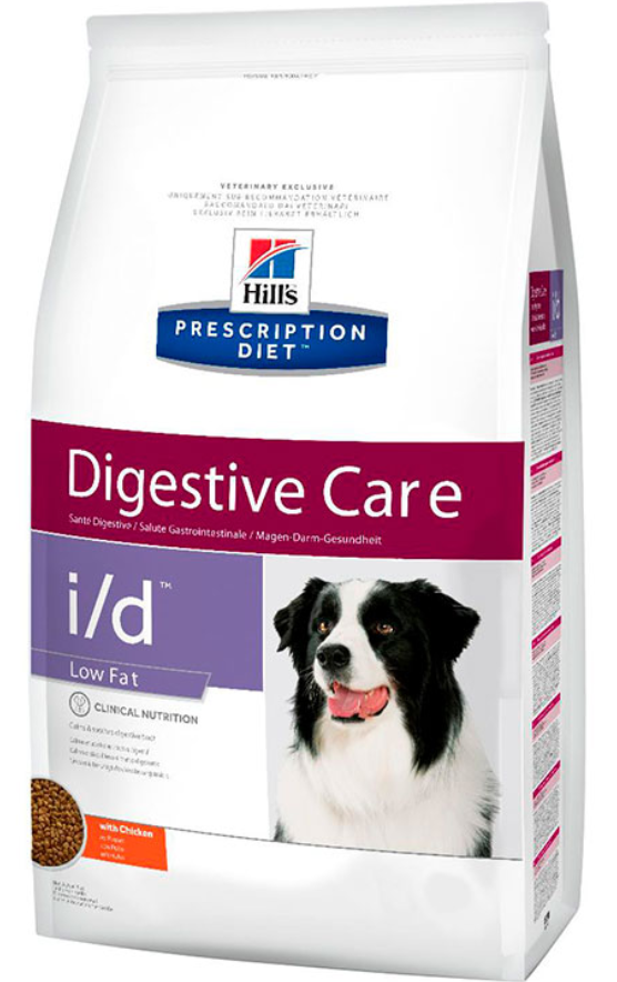 Hills Prescription Diet Digestive Care I/D Low Fat Dry Dog Food