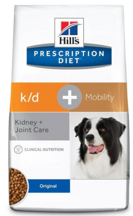 Hills Prescription Diet k/d and Mobility Dry Dog Food