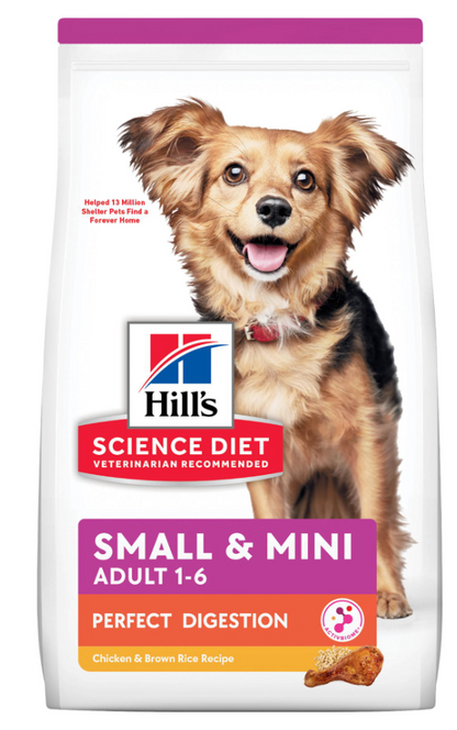 Hills Science Plan Perfect Digestion Small Breed Dry Dog Food