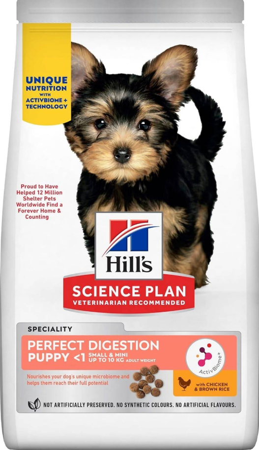 Hills Science Plan Perfect Digestion Puppy Mini Breeds Dry Dog Food