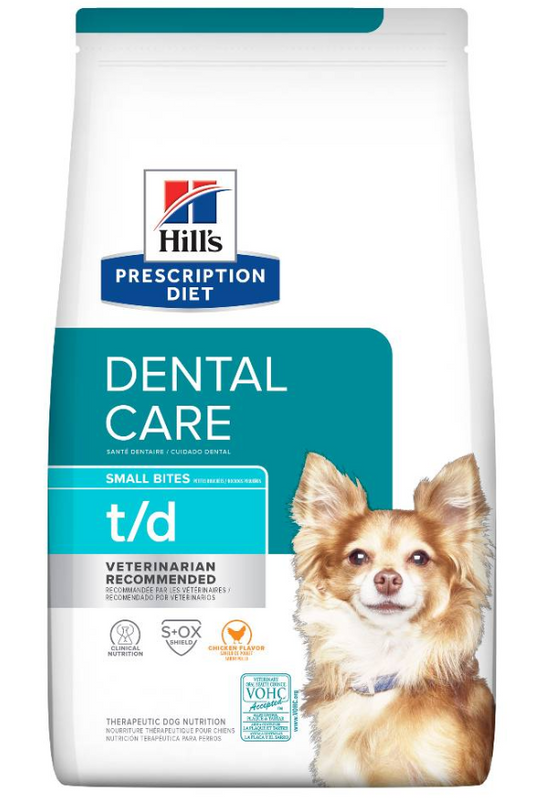 Hills Prescription Diet Dental Care t/d Mini Breeds Dry Dog Food