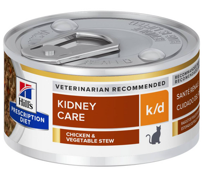 Hills Prescription Diet Kidney Care k/d Wet Cat Food (tin)