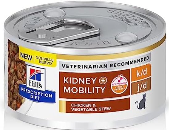 Hills Prescription Diet Kidney and Joint Care (k/d+j/d) Wet Cat Food