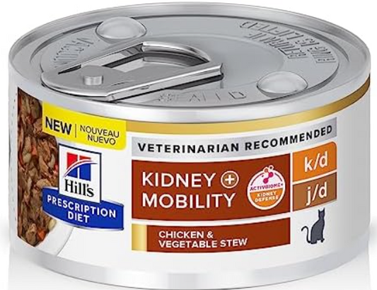 Hills Prescription Diet Kidney and Joint Care (k/d+j/d) Wet Cat Food