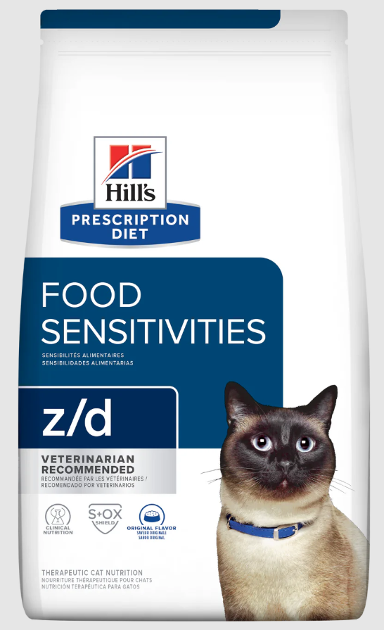 Hills Prescription Diet Food Sensitivities z/d Dry Cat Food