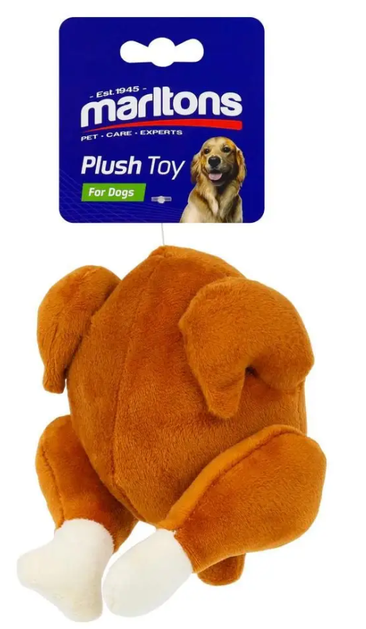 Marltons Roast Chicken Dog Toy