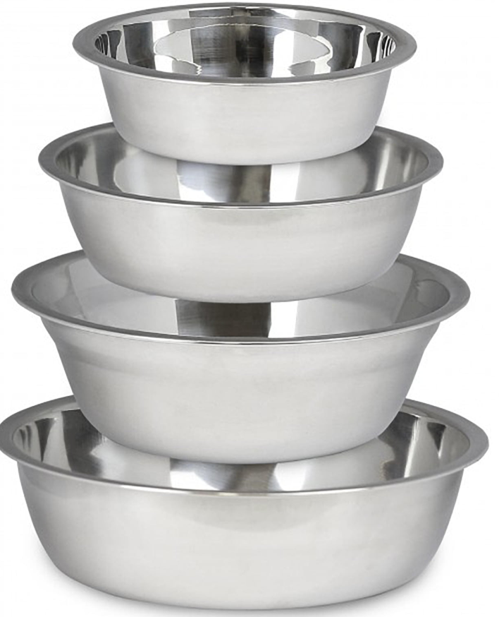 Steel Dish Dog Bowl