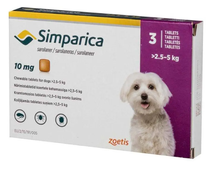 Simparica 2.6-5kg (Purple)