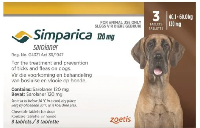 Simparica 40-60kg (Brown)