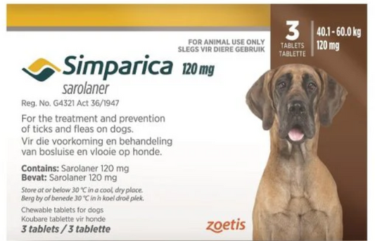 Simparica 40-60kg (Brown)