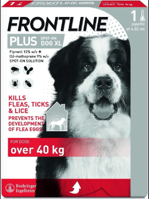 Frontline Plus for Dogs 40-60kg