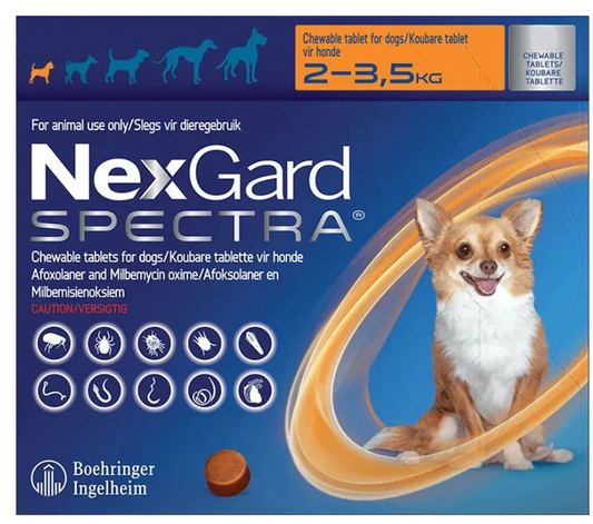Nexgard Spectra for Dogs 2-3.5kg