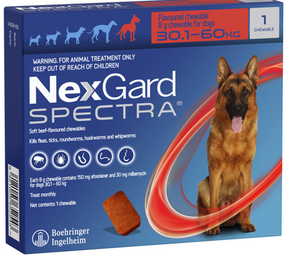 Nexgard Spectra for Dogs 30.1-60kg