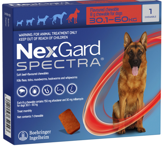 Nexgard Spectra for Dogs 30.1-60kg