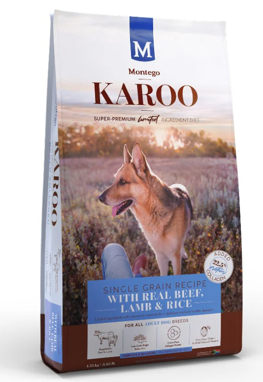 Montego Karoo Adult Beef, Lamb and Rice Dog Food