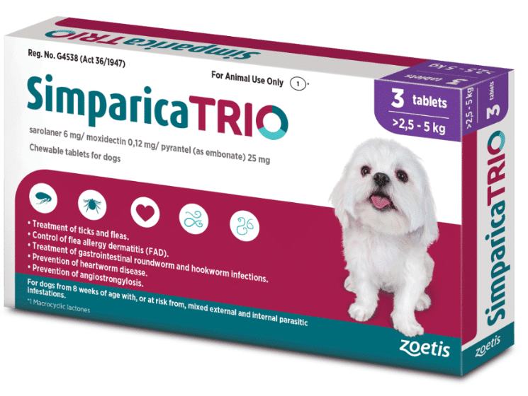 Simparica Trio 2.6-5kg