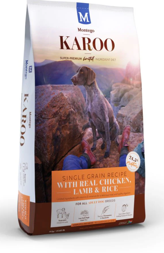 Montego Karoo Adult Chicken, Lamb and Rice Dog Food