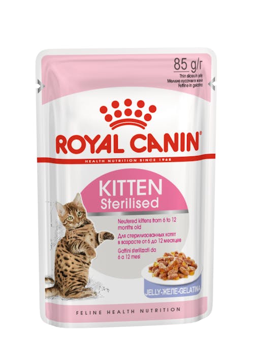 Royal Canin Feline Kitten Sterilised in Jelly Wet Cat Food