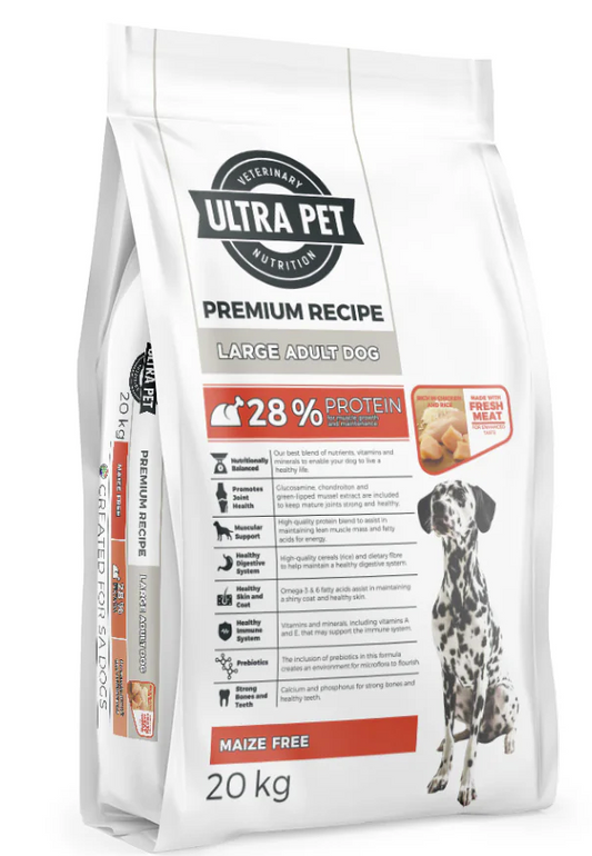 Ultra Pet Premium Recipe Adult Large Breed Dry Dog Food