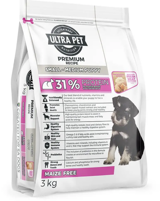 Ultra Pet Premium Recipe Puppy Small & Medium Breed Dry Dog Food