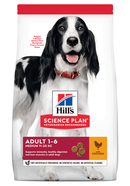 Hills Science Plan Adult Medium Dry Dog Food