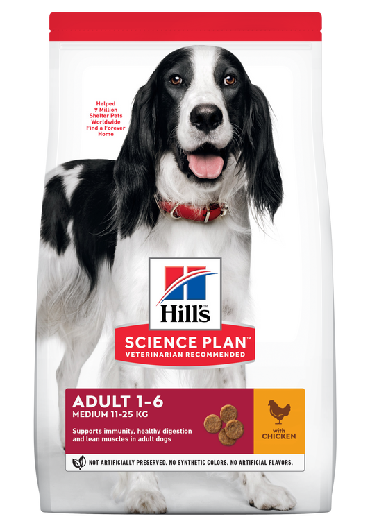 Hills Science Plan Adult Medium Dry Dog Food