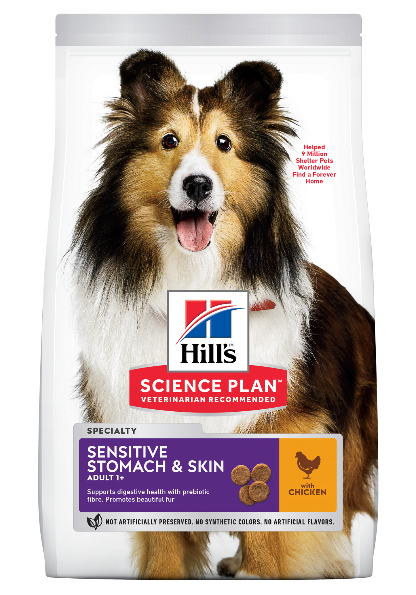 Hills Science Plan Adult Sensitive Stomach and Skin Medium Breed Dry Dog Food