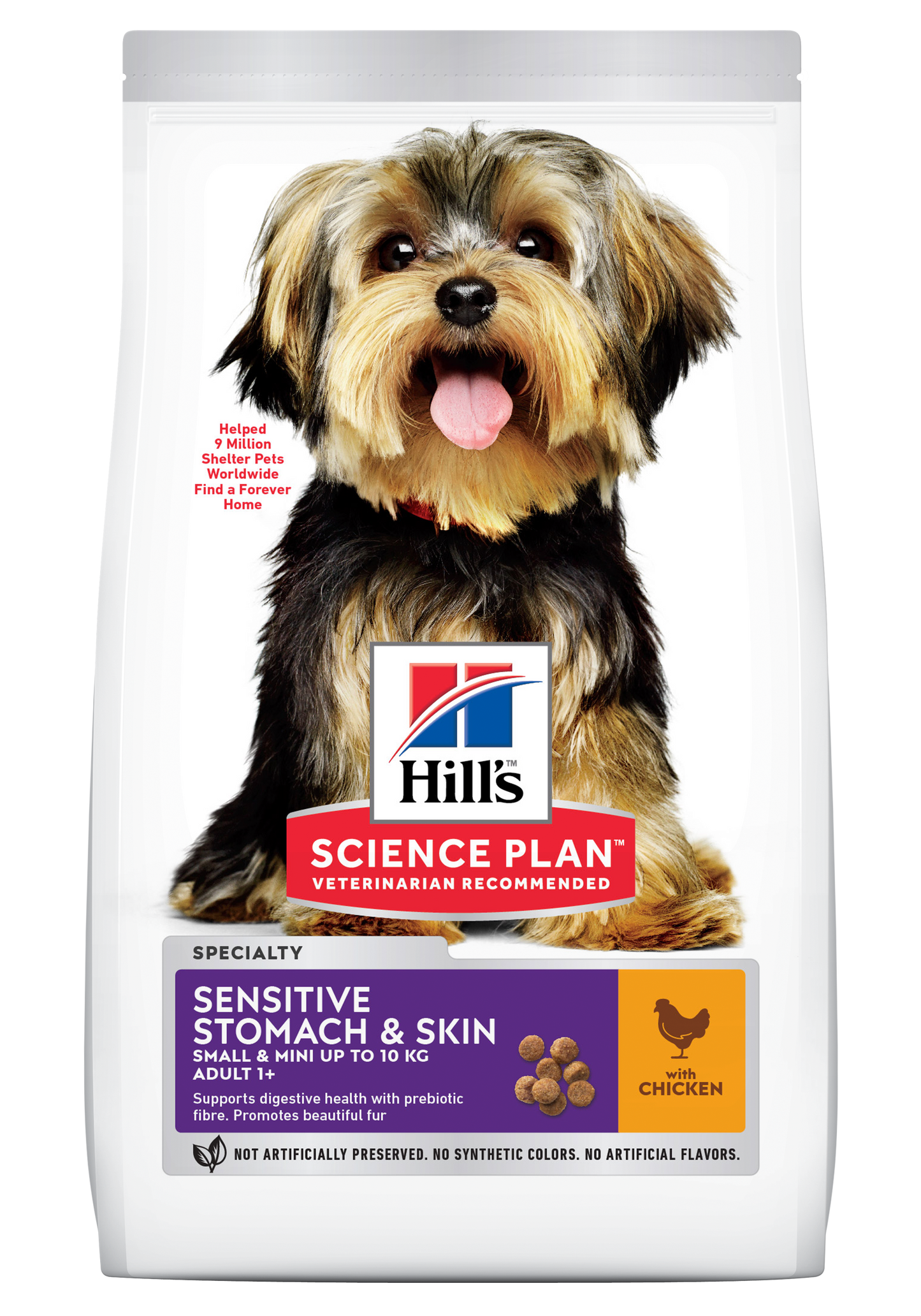 Hills Science Plan Adult Sensitive Stomach & Skin Small & Mini Breed Dry Dog Food