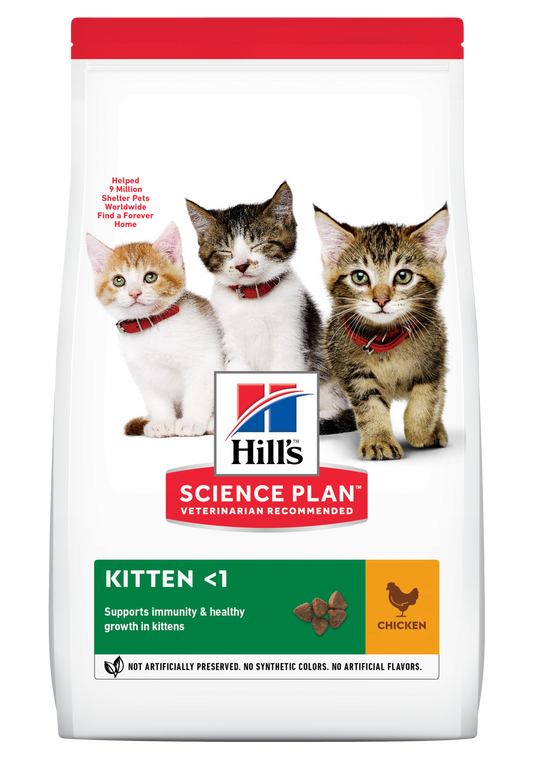 Hills Science Plan Kitten Dry Cat Food-Chicken Flavor