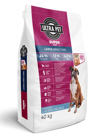 Ultra Pet Superwoof Large Adult Dry Dog Food - Chicken and Rice