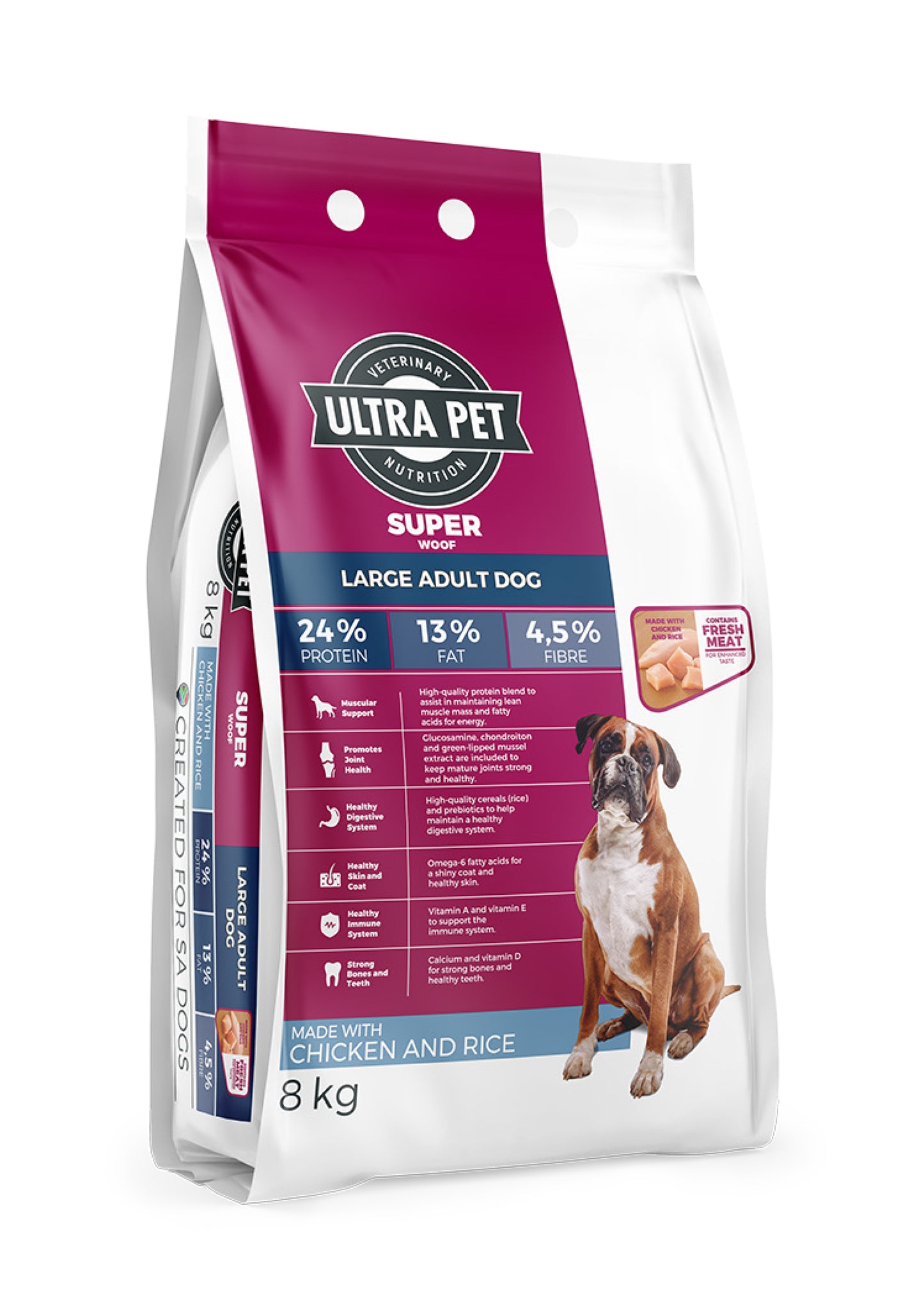 Ultra Pet Superwoof Large Adult Dry Dog Food - Chicken and Rice