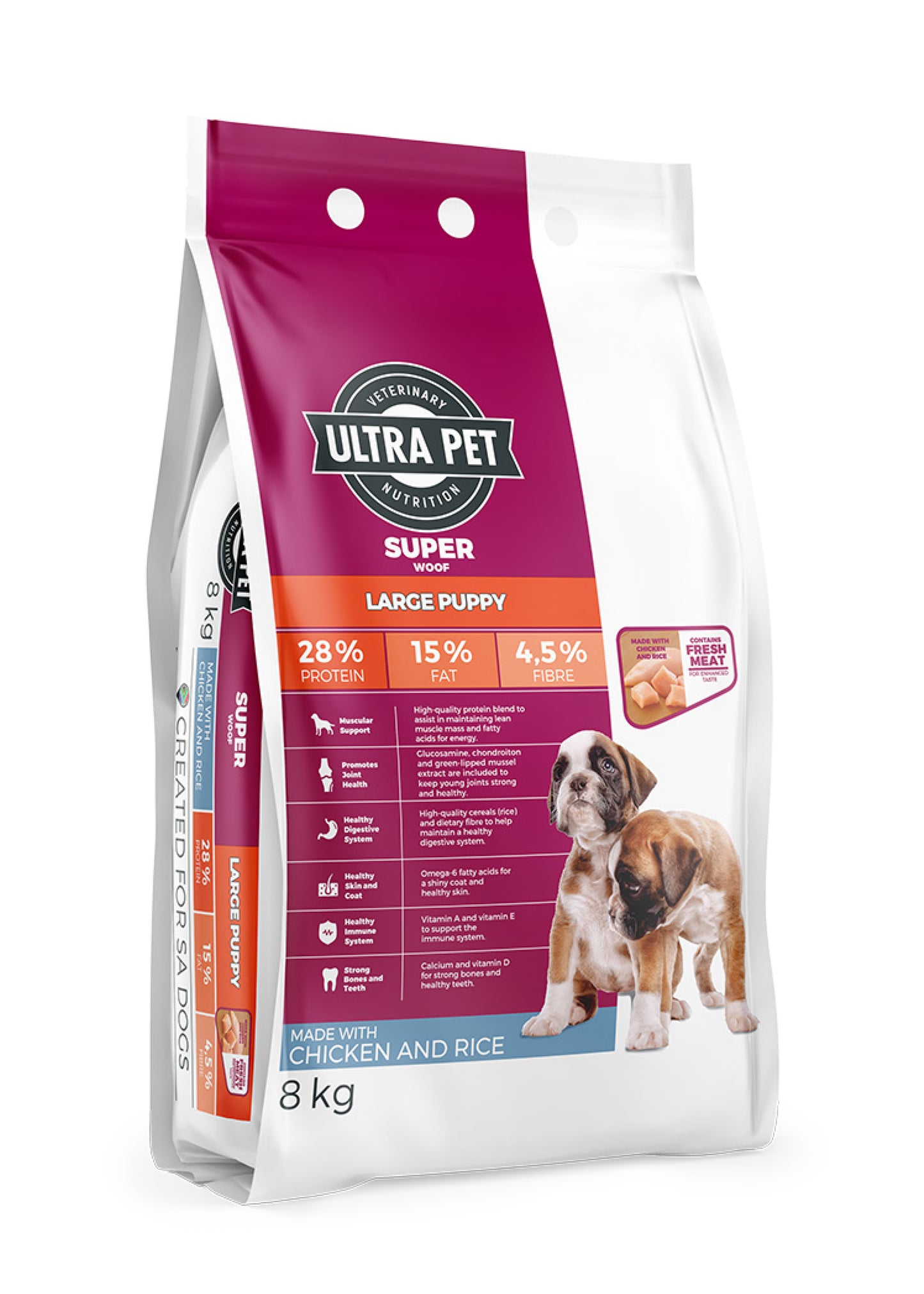 Ultra Pet Superwoof Large Breed Puppy Dry Dog Food - Chicken and Rice